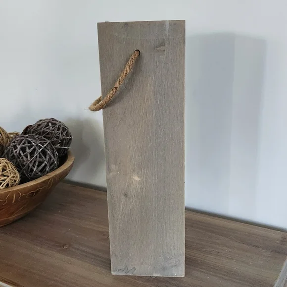 Decorative Wedding Wine Bottle Box – Demdaco Wooden Lanern Keepsake marriage💍🍷 - Picture 8 of 16